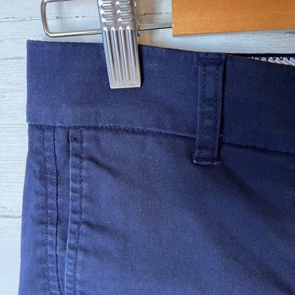 J Crew Shorts Womens Size 0 Navy Cotton Blend Chino Re-Imagined Preppy Casual - Picture 7 of 15